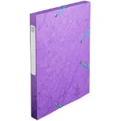Exacompta Archiefdoos 18515H Paars Geplastificeerd karton 25 x 33 cm 25 Stuks