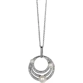 Orphelia Dames 925 Sterling Zilveren Ketting met Hanger - Zilver ZH-4794