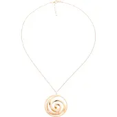 Orphelia Dames 925 Sterling Zilveren Ketting met Hanger - Zilver/Roze ZH-6010