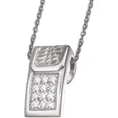 Orphelia Dames 925 Sterling Zilveren Ketting met Hanger - Zilver ZH-4562