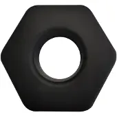 Hidden Desire - Soft Silicone Hunk C-Ring - Rings Zwart