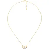 Orphelia 'Joya' Dames 925 Sterling Zilveren Ketting met Hanger - Goud ZH-7088/1