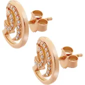Orphelia 'Elaine' Dames 925 Sterling Zilveren Stud Oorbellen - Roze ZO-7084/1