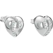 Orphelia 'Amore' Dames 925 Sterling Zilveren Oorbellen - Zilver ZO-7577