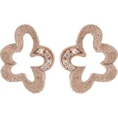Orphelia 'Malenia' Dames 925 Sterling Zilveren Stud Oorbellen - Roze ZO-7077/1
