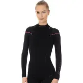 Brubeck Dames Thermoshirt - met Nilit Innergy - Zwart/Roze - S