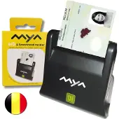 MYA eID IDENTITY CARD READER BLACK