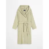 Marc O'Polo Badjas Men Timeless Melange Moss Green-XL