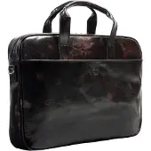 Tony Perotti Leren Laptoptas van Gogh 14 inch 1-vaks, Zwart