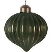 Clayre & Eef Kerstbal Overig Ø 8x9 cm Groen Glas Kerstballen