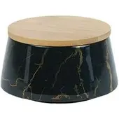Bricard VOORRAADKOM ZWART 4 + BAMBOO DEKSEL