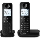 Philips vast telefoon D2702b, transparant. Transparant, één maat