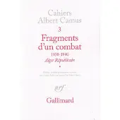 Gallimard Fragments d'un combat - Albert Camus