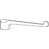 GROHE Grohtherm Ergomix bedieningshendel, 250 mm, voor wastafelmengkraan, chroom - 47410000