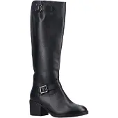 Hush puppies Heidi Leder Vrouwen Zwart Leder Laarzen