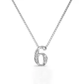 MYC Paris Nummer 6 hangers - Zilver en kristal