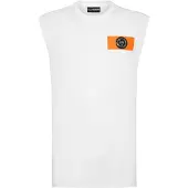Plein sport Shirt oranje / zwart / wit