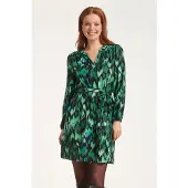 Smashed Lemon 24657 teal dierprint jurk |