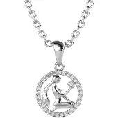 MYC Paris Maagd Zodiac Hangers - Zilver en Kristal