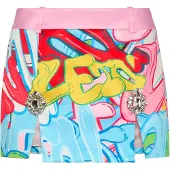 Philipp Plein Minirok Bombing Graffiti