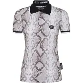 Plein sport Shirt 'Python' grijs / zwart