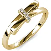 MYC Paris Bague Luminous Bow - Cristal d'Autriche