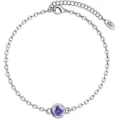 MYC Paris Geboortesteen armbanden - Zilver en paars