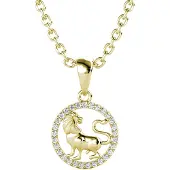 MYC Paris Leo Zodiac-hangers - Goud en kristal