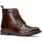 Base london Plymouth Leren Heren Bruine Enkellaarzen