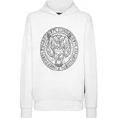 Plein sport Sweatshirt 'Tiger' zwart / wit