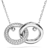 Swarovski Ketting zilver / transparant