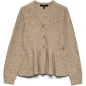 Vero Moda Gebreid vest 'EIKA' wit