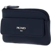 PICARD Leren sleutelgeval Bingo Key Case Midnight donkerblauw