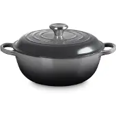 Le Creuset Marmite Braadpan Hoge deksel Signature 'Flint' Ø26cm / 4.1L