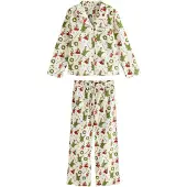 Next Pyjama 'Grinch' crème / bruin / groen / rood