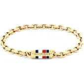 Tommy Hilfiger Armband 'Bruce' navy / goud / rood / wit