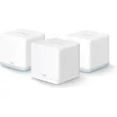 Mercusys HALO H32G (3-stuk), Wit, Binnen, Mesh-systeem, 320 m², Dual-band (2,4 GHz / 5 GHz), Wi-Fi 5 (802.11ac)