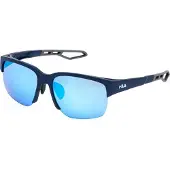 FILA Zonnebril - - SFIA06 - Mat metallic blauw - Ingegoten kunststof montuur - 60/16/130