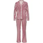 LASCANA Pyjama rood / wijnrood / wit