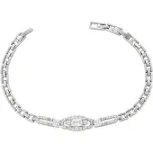NAEMI Armband zilver / transparant