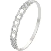 Faina Armband zilver / transparant