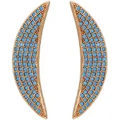 Gaya Oorbellen turquoise / goud