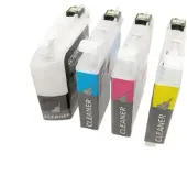 Inktmedia Geschikt Brother LC-123 serie reinigingscartridges SET van