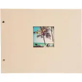 Goldbuch GOL-28823 Schroefalbum BELLA VISTA zandgrijs 39x31cm (witte bladen)