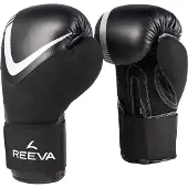 Reeva Bokshandschoenen - Leer - Zilver - 12 oz