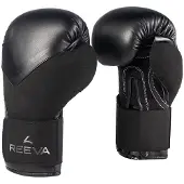 Reeva Bokshandschoenen - Leer - Zwart - 14 oz