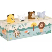 Small Foot - Houten Dansende Dieren met Geluiden Safari FSC