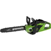 Greenworks GD40CS15, 35 cm, Borstelloos, 20 m/s, Zwart, Groen, Accu, 4 Ah