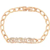 Faina Armband rose-goud / transparant