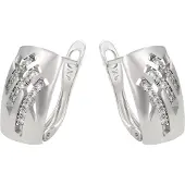 NAEMI Oorbellen zilver / transparant